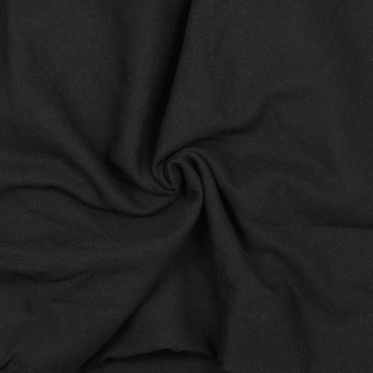 Black Viscose Linen