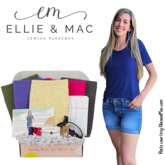 Jessica Tee & Dress - Ellie and Mac Patterns