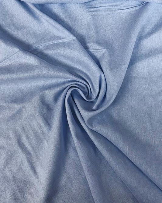 Sky Blue Linen Viscose - 3 Yards