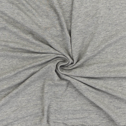 Heather Gray Rayon Crepe - 3 Yards