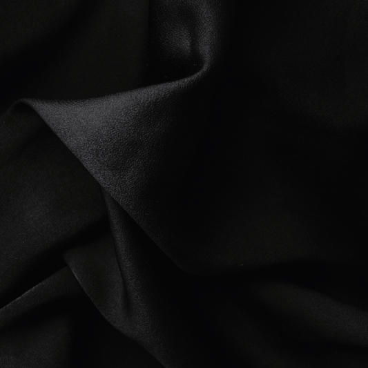 Black Brushed Polyester