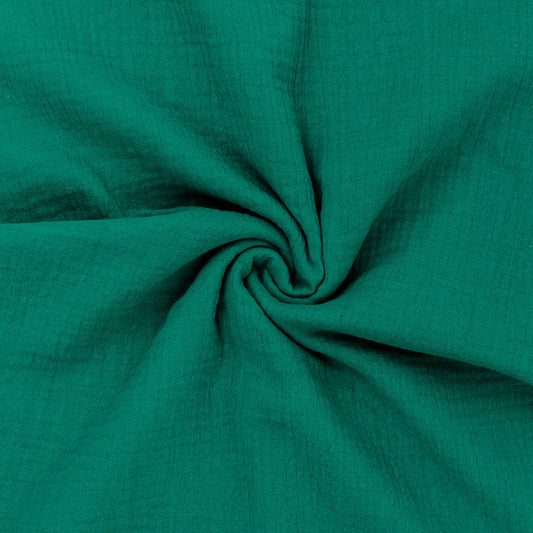 Jade Green Double Gauze - 3 Yards