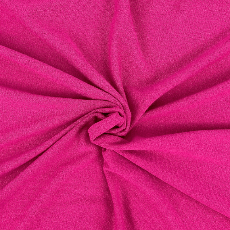 Fuchsia Viscose Crepe